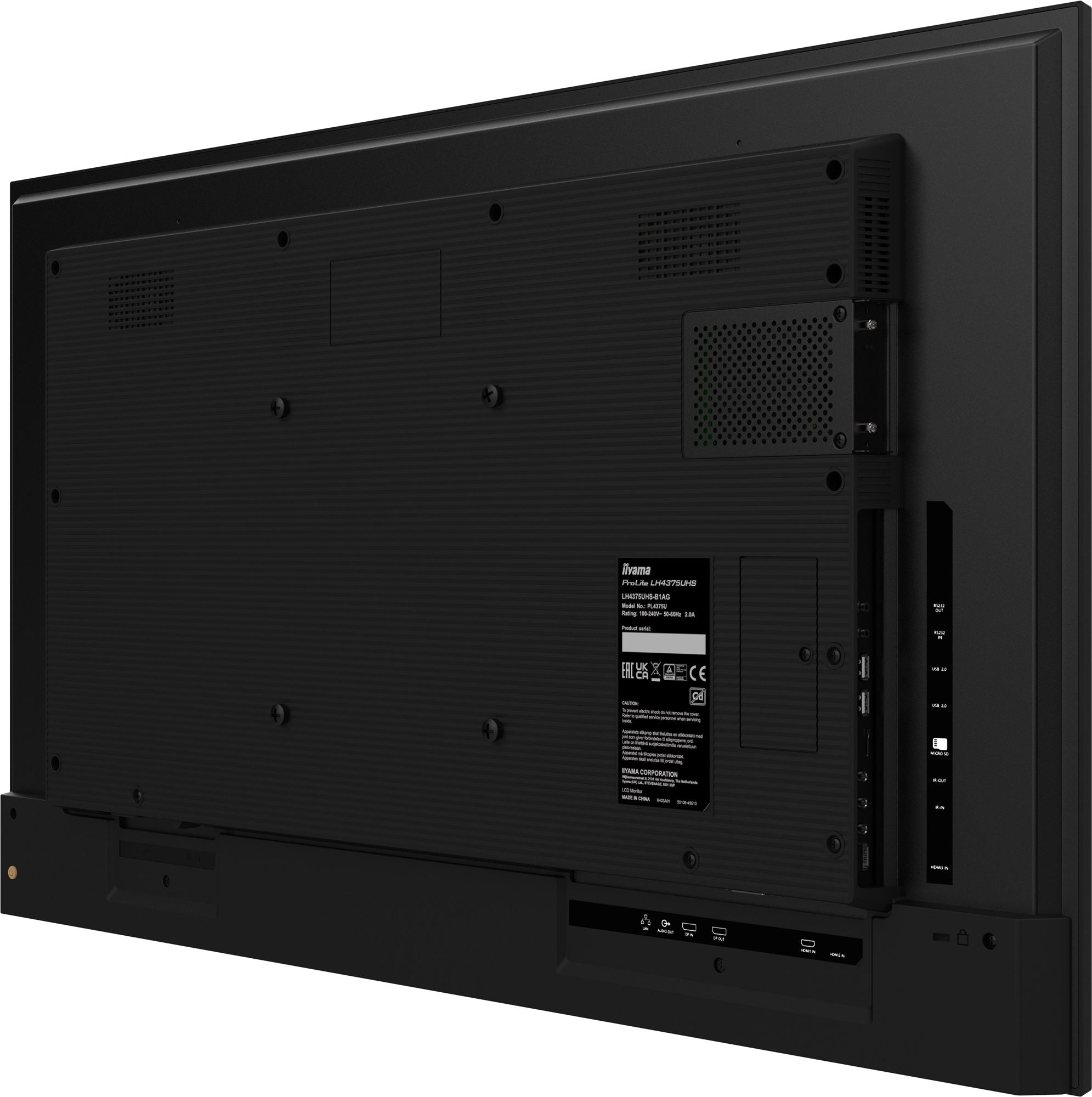 IIYAMA- Afficheur professionnel 43" LH4375UHS-B1AG