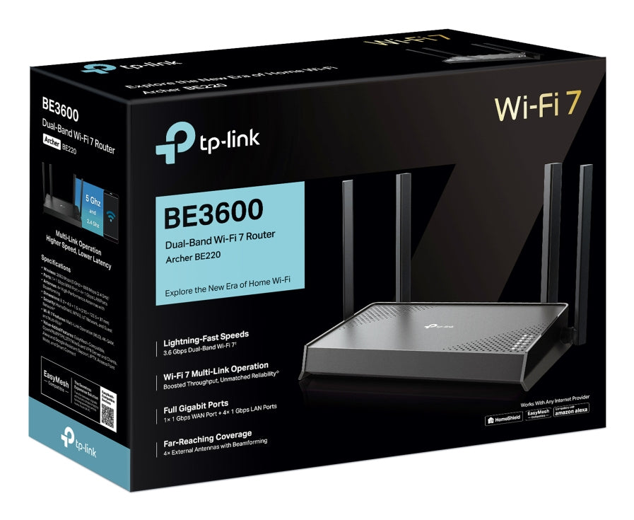 TP-LINK BE3600 Dual-Band Wi-Fi 7 Router