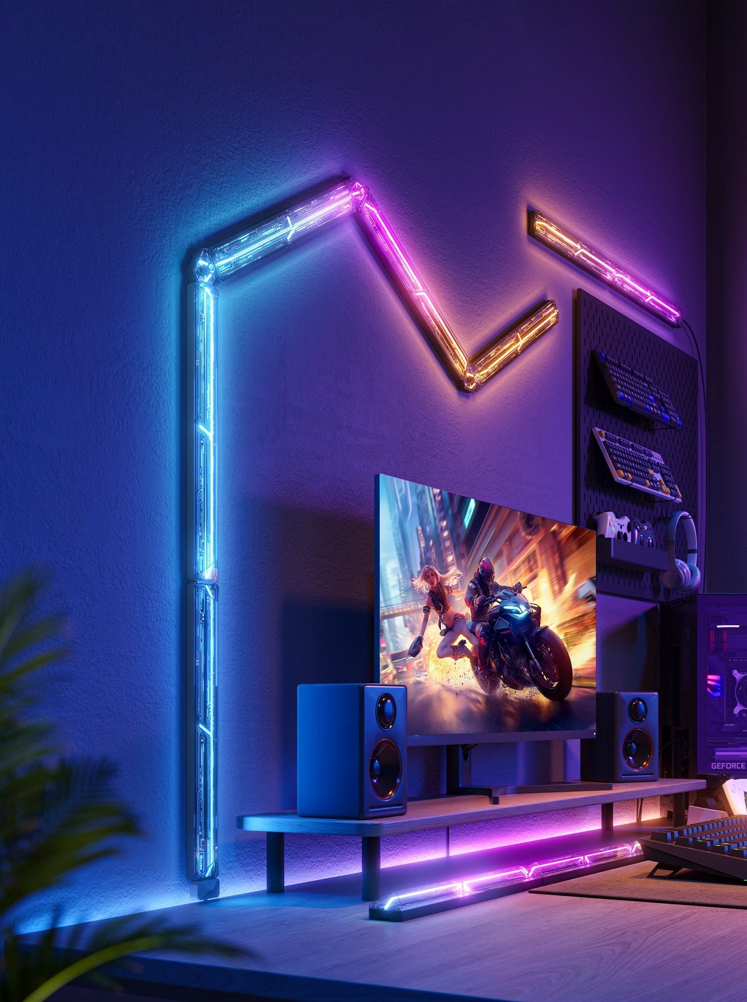 Govee H6063 Gaming Wall Light | Éclairage LED | RGBIC, Wi-Fi 2.4GHz + Bluetooth