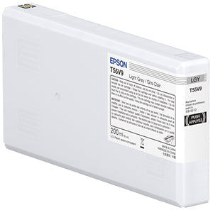 EPSON 1LB T55W9 Light Gray Ink Cartridge 200ml