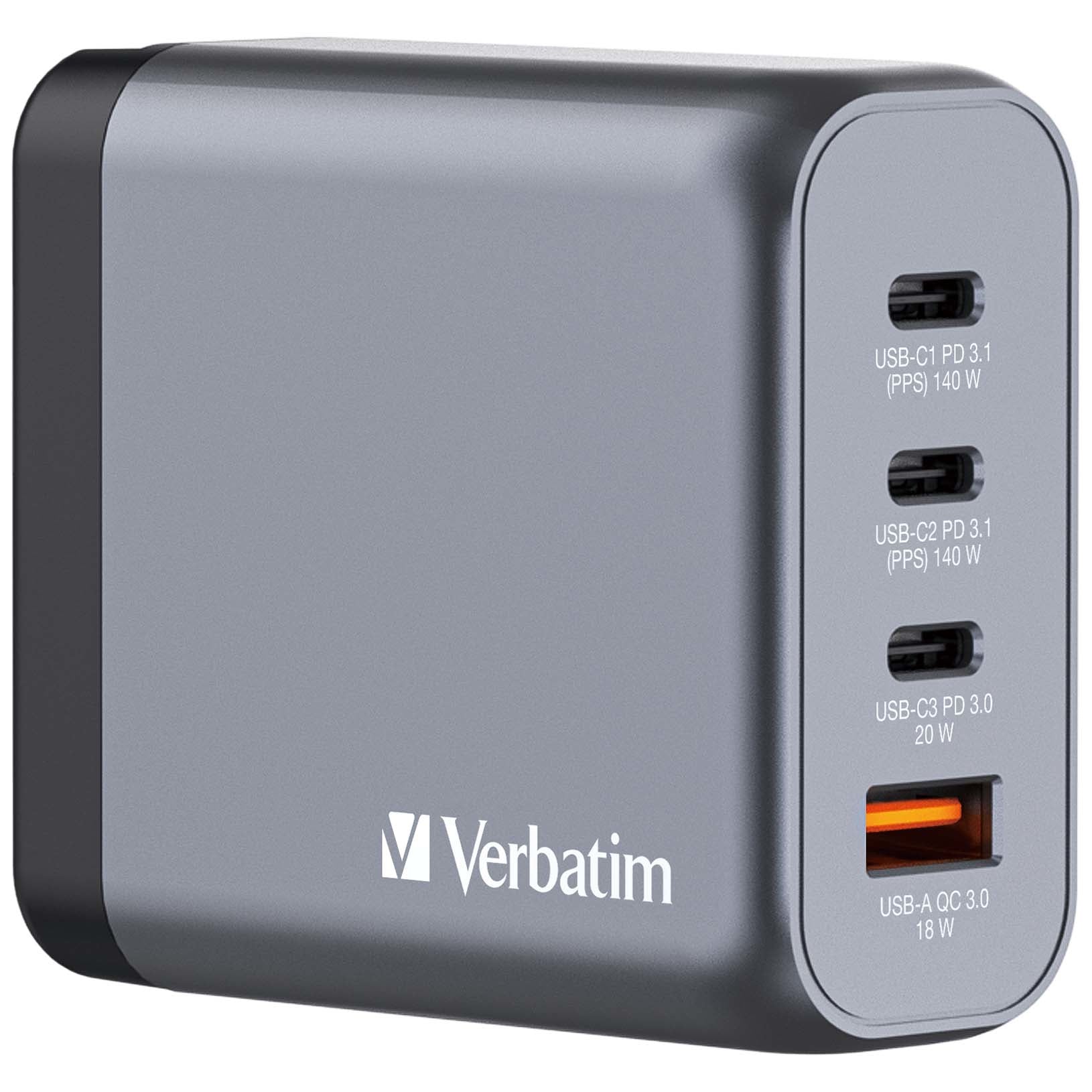 GNC-140 GaN Charger 4 Port 140W USB A/C