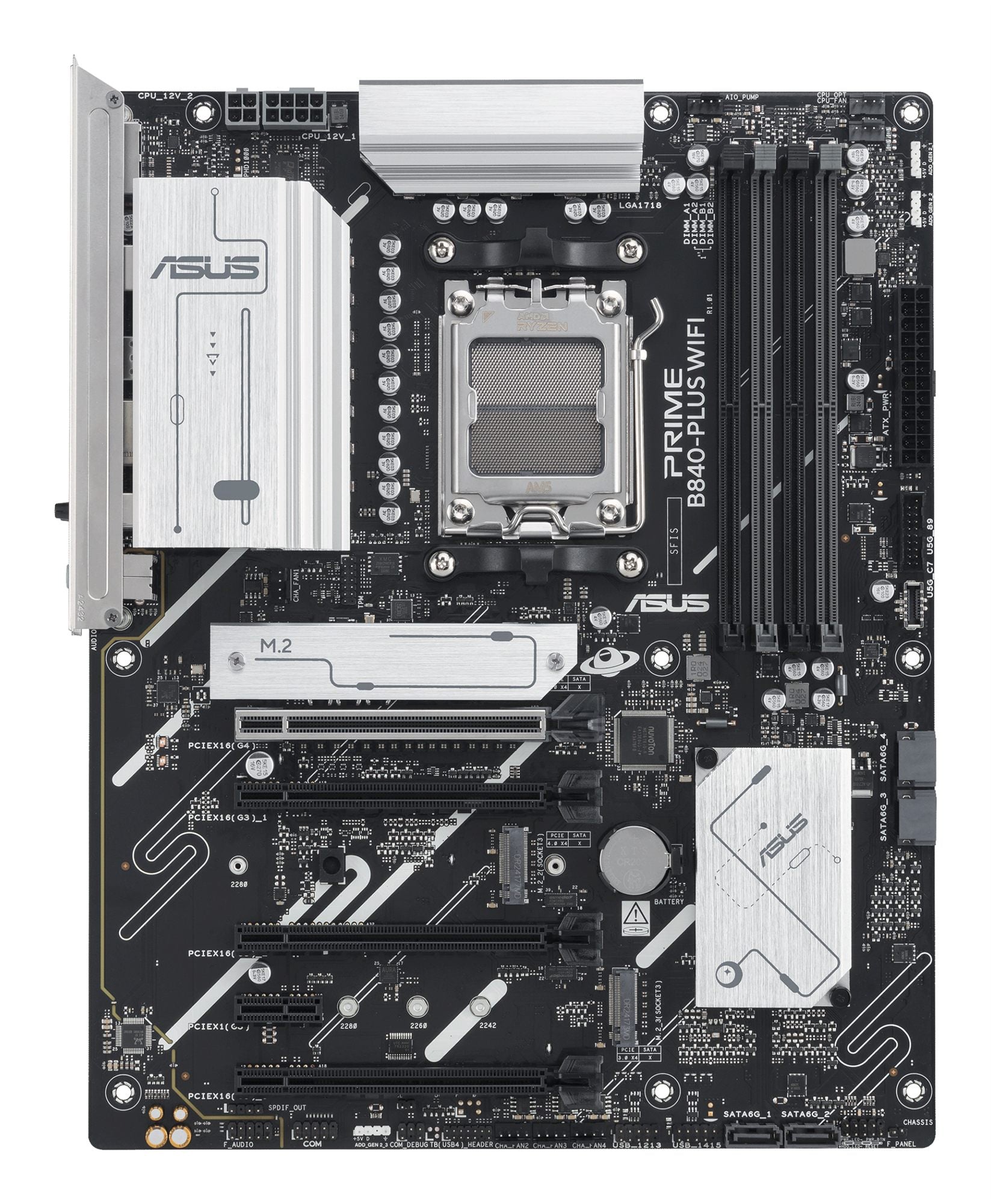 ASUS PRIME B840-PLUS WIFI AM5 DDR5 ATX MB 1xHDMI 1xDP 3xM.2 4xSATA