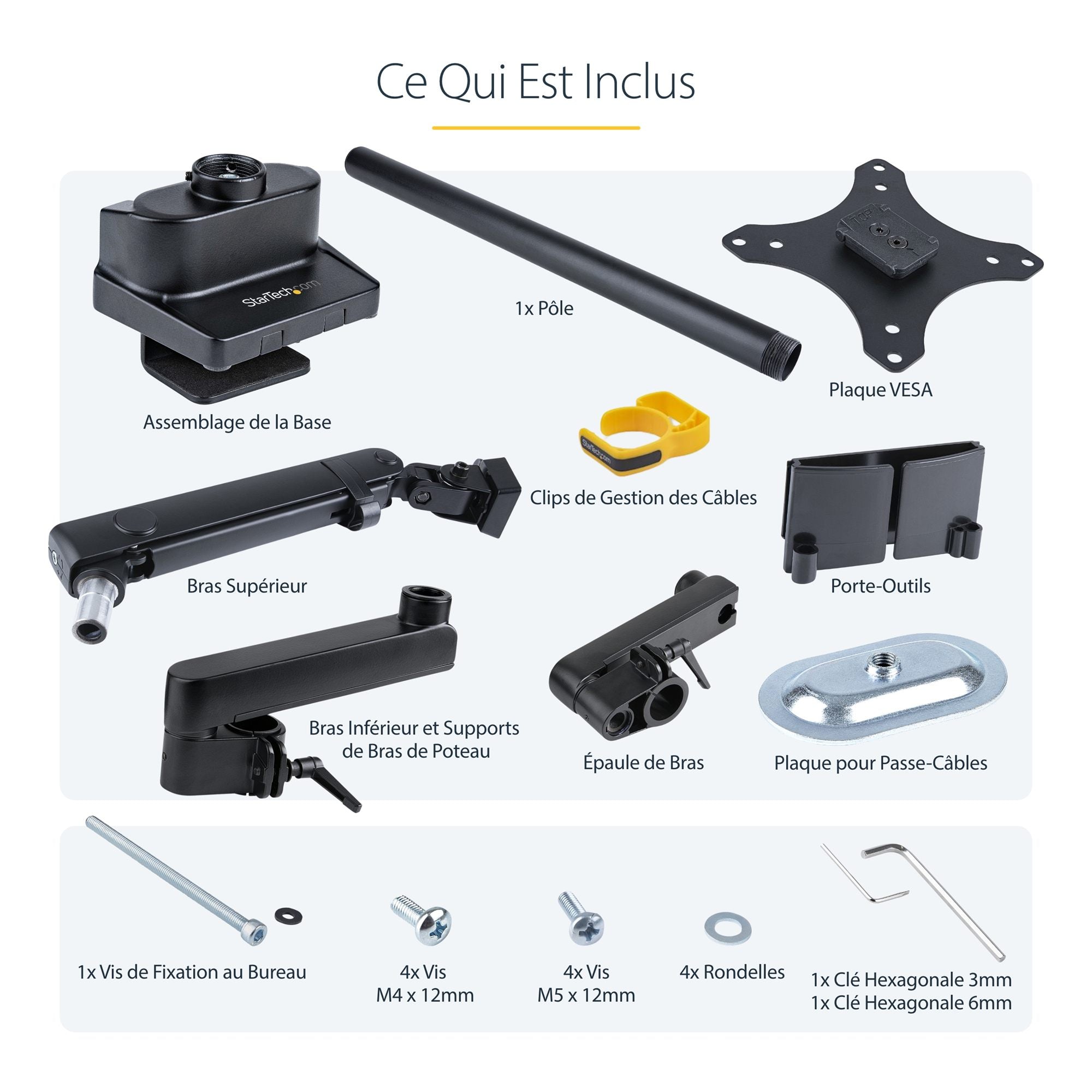 Desk Mount Monitor Arm w/USB - 34in LCD
