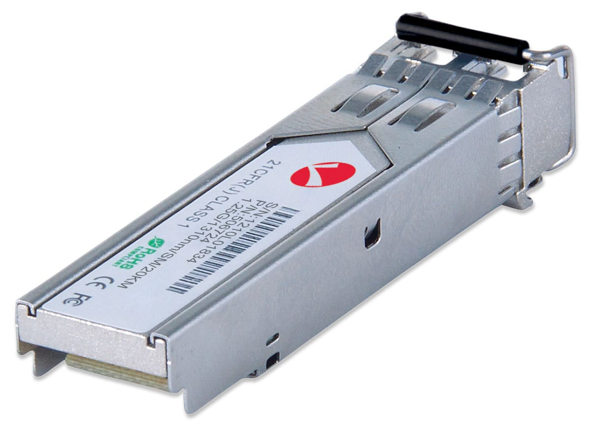 Intellinet 506724 module émetteur-récepteur de réseau Fibre optique 1000 Mbit/s mini-GBIC 1310 nm