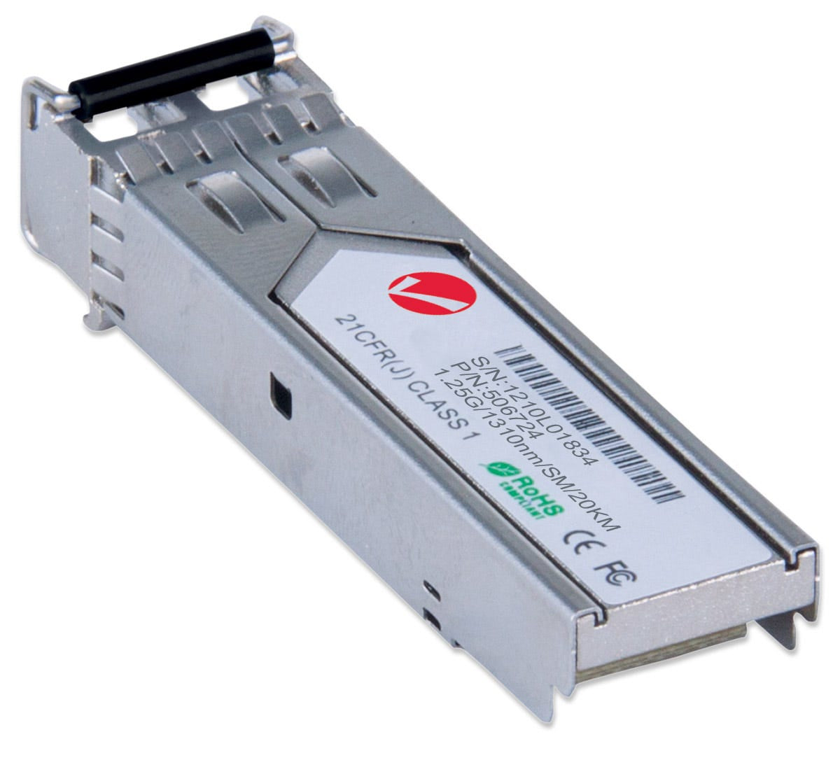 Intellinet 506724 module émetteur-récepteur de réseau Fibre optique 1000 Mbit/s mini-GBIC 1310 nm