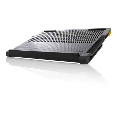 TARGUS Chill Mat - Support pour ordinateur portable - avec concentrateur USB 2.0 à 4 ports - noir, gris
