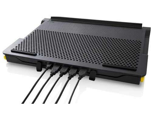 TARGUS Chill Mat - Support pour ordinateur portable - avec concentrateur USB 2.0 à 4 ports - noir, gris