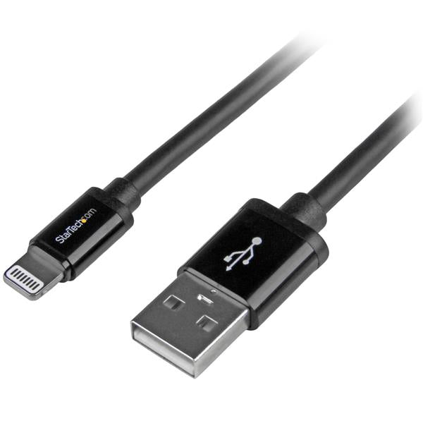 2m Black 8-pin Lightning to USB Cable