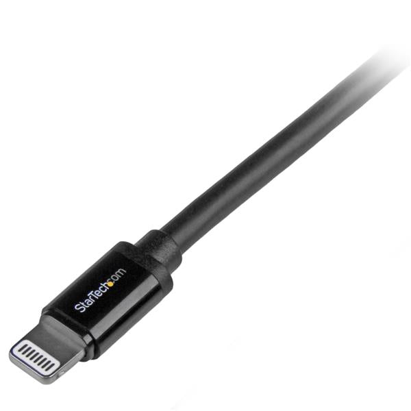 2m Black 8-pin Lightning to USB Cable