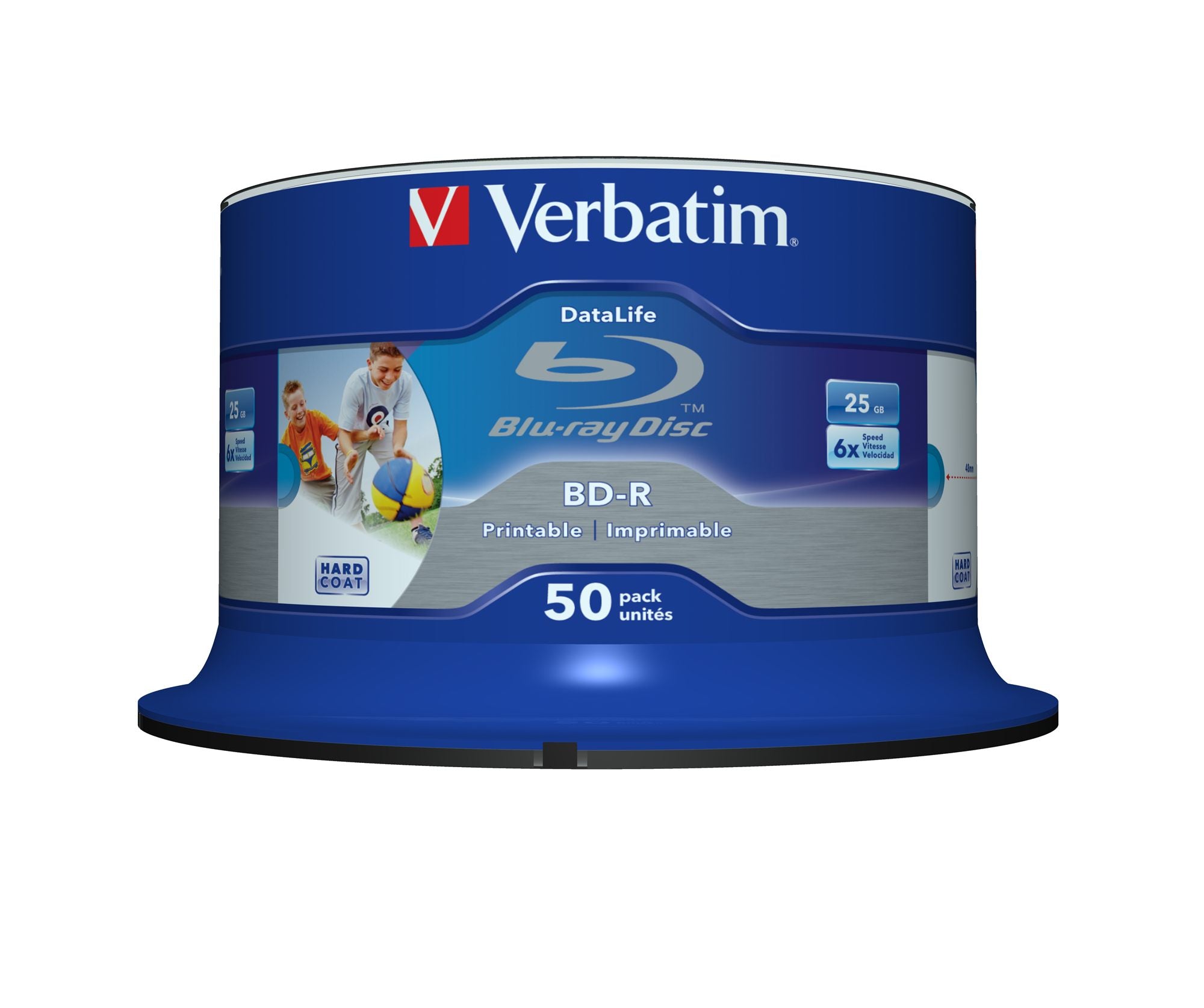 BD-R SL Datalife HTL 6xspd Wide Pr 50pk