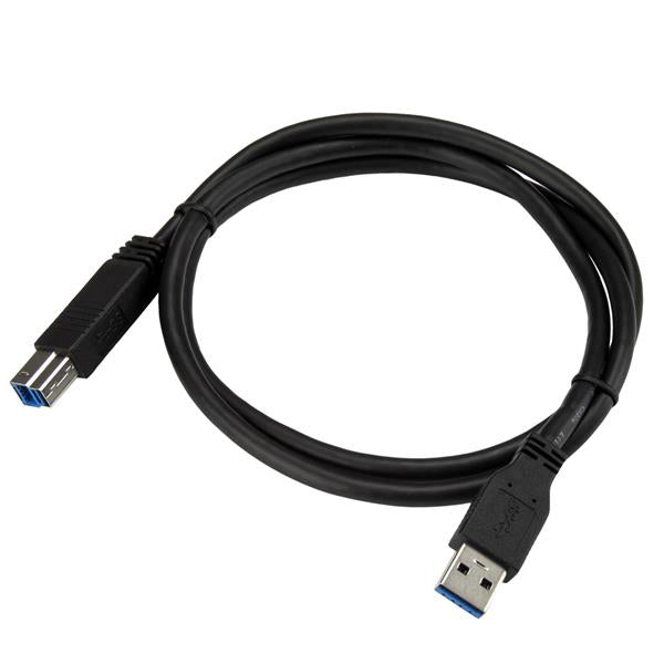 1m 3 ft Certified USB 3.0 A to B Cable