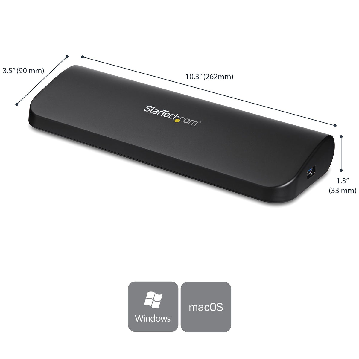 Universal Dual Monitor USB 3 Laptop Dock