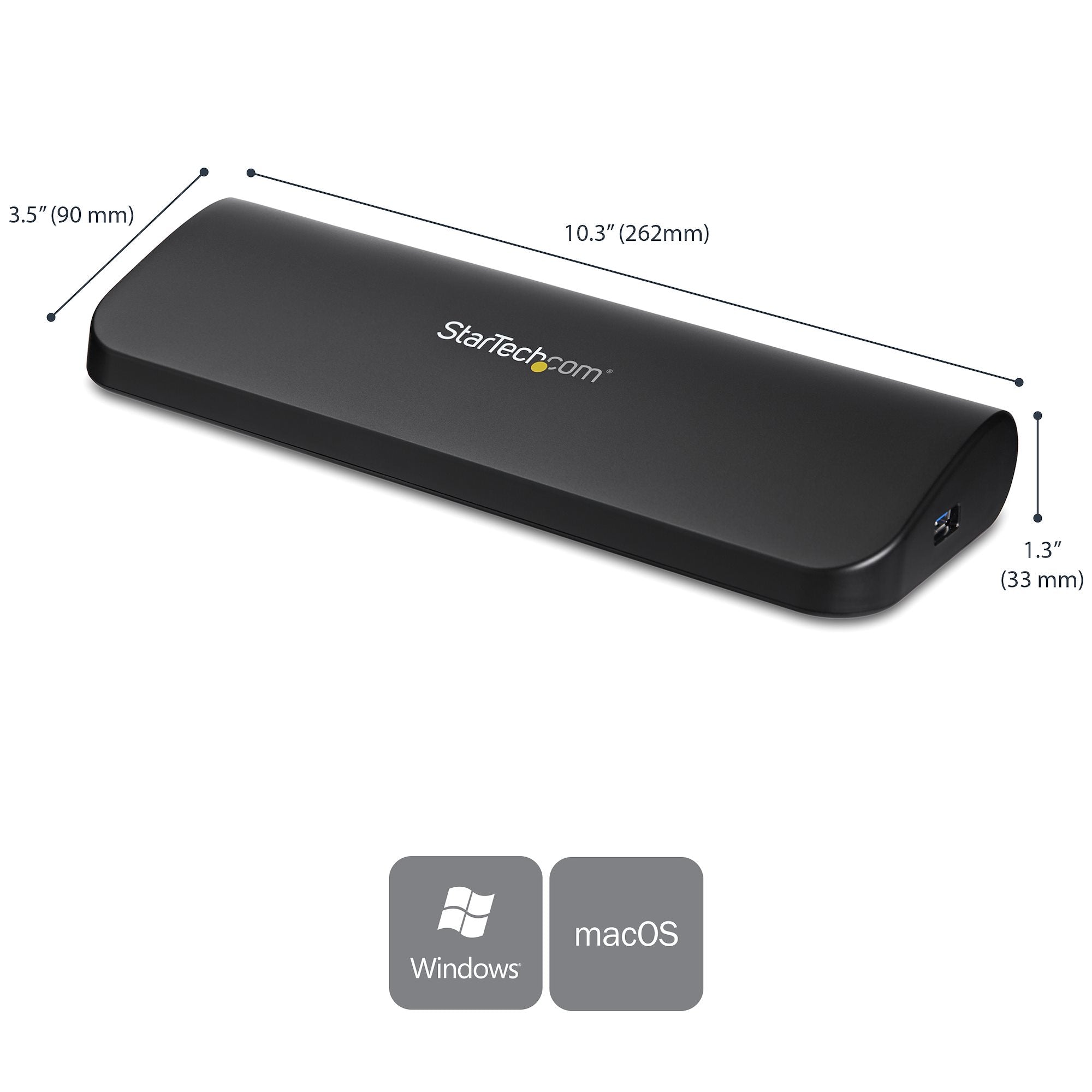 Universal Dual Monitor USB 3 Laptop Dock