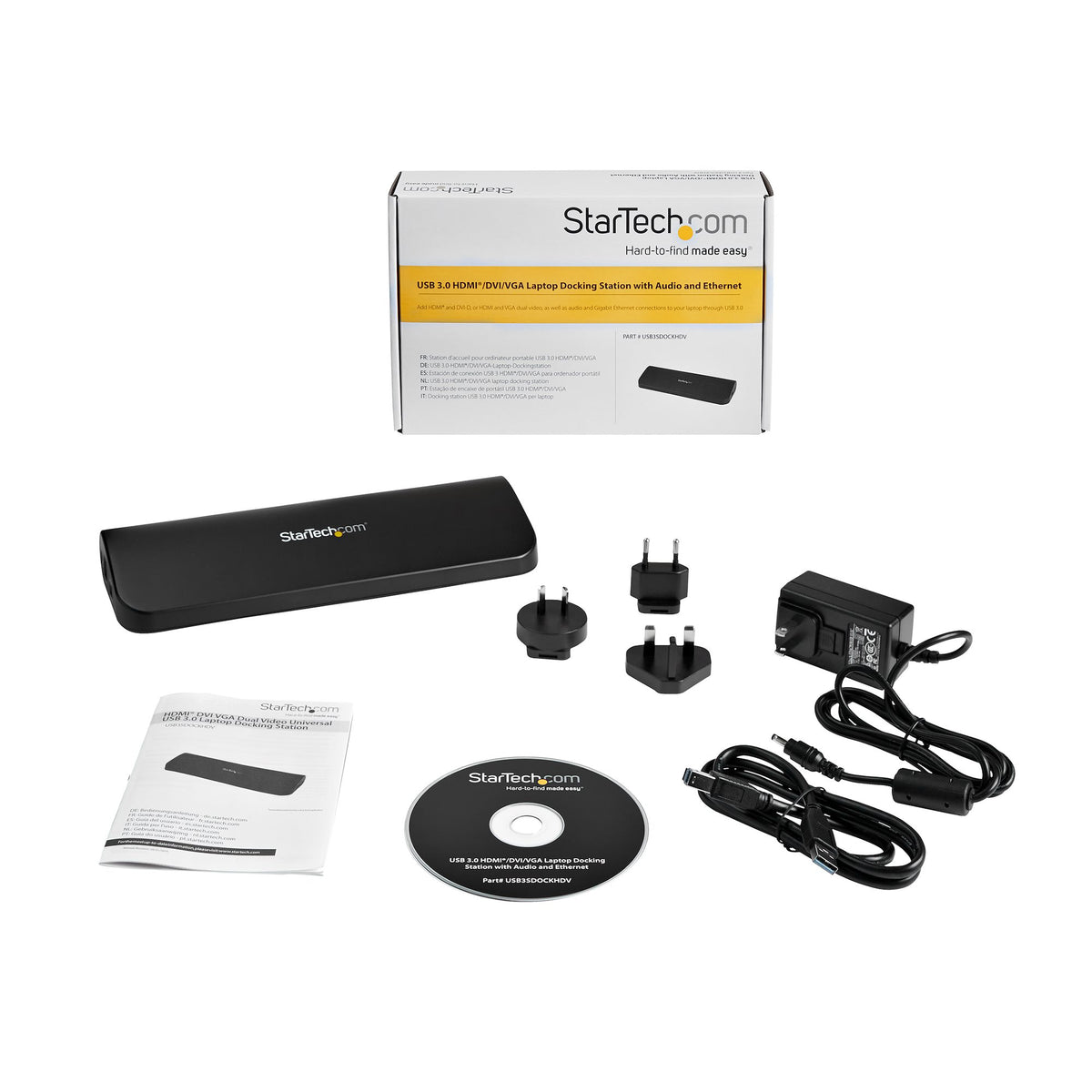 Universal Dual Monitor USB 3 Laptop Dock