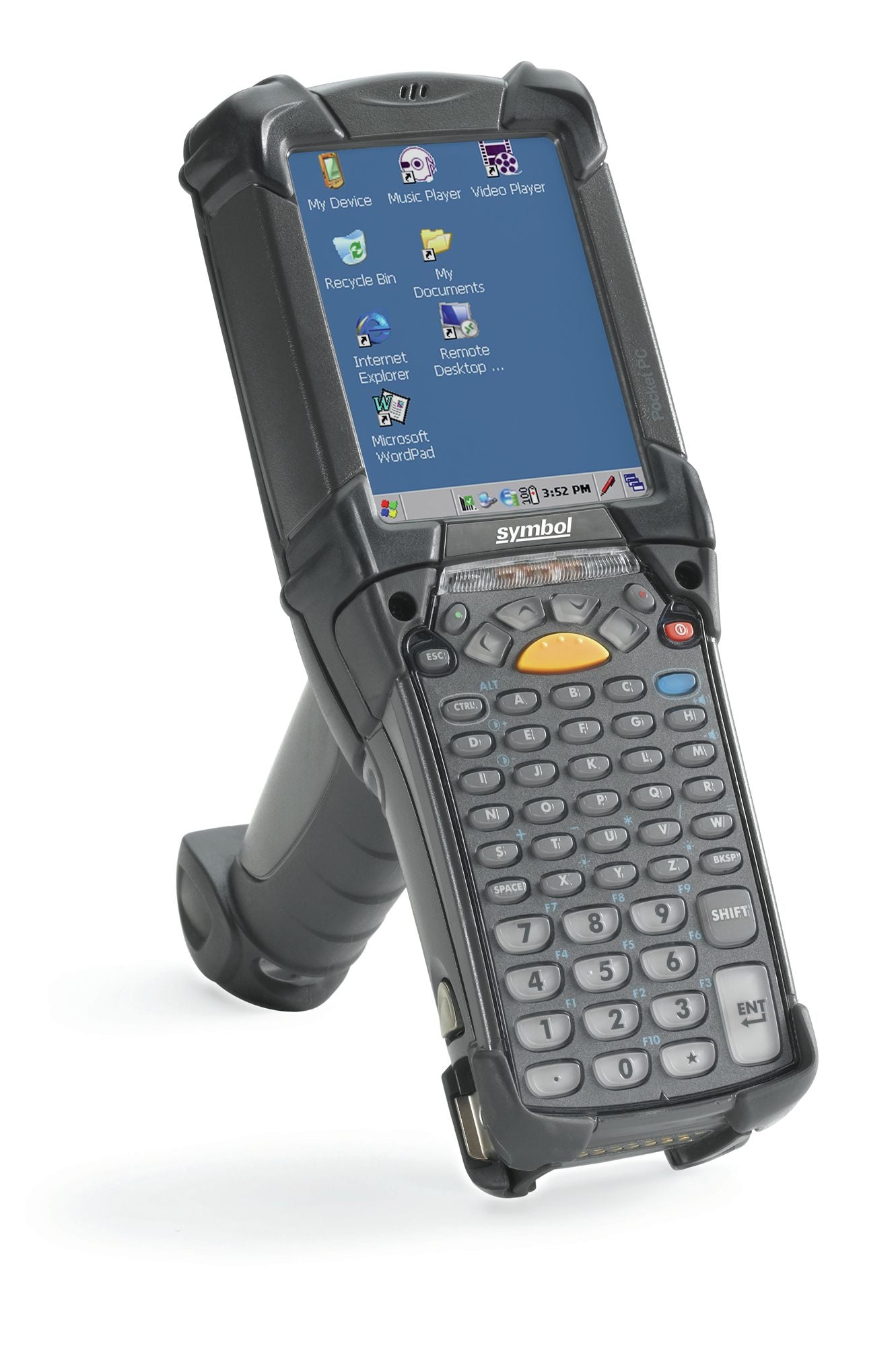Zebra MC9200 ordinateur portable de poche 9,4 cm (3.7") 640 x 480 pixels Écran tactile 765 g Noir