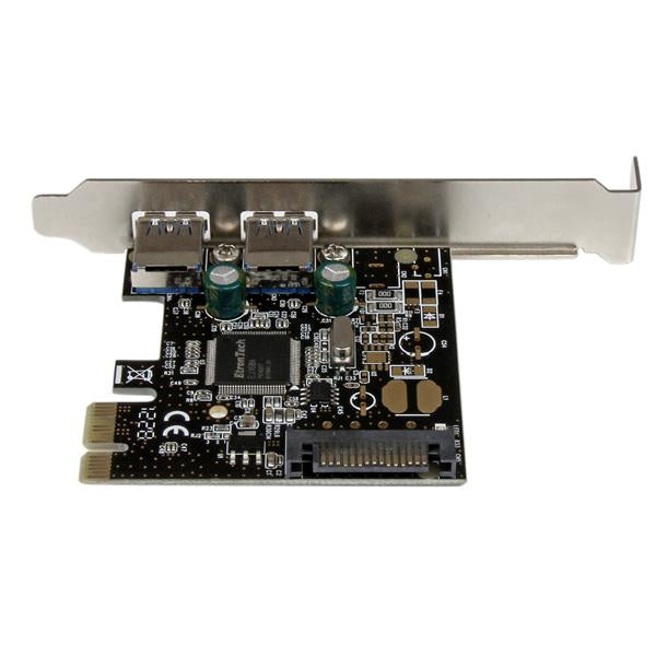 2 Port PCIe USB 3.0 Card w/SATA Power