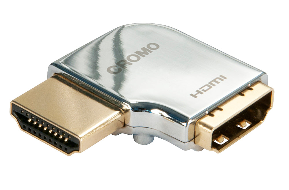 LINDY CROMO HDMI Adapter 90degree Left Connector type AM to AF