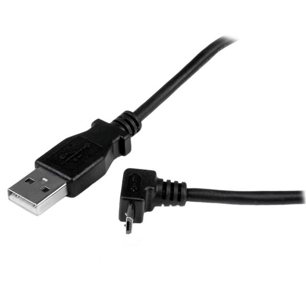 2m USB to Up Angle Micro USB Cable