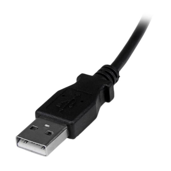 2m USB to Down Angle Micro USB Cable