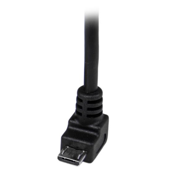 2m USB to Down Angle Micro USB Cable