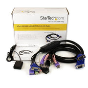 2-port USB KVM Cable VGA Switch