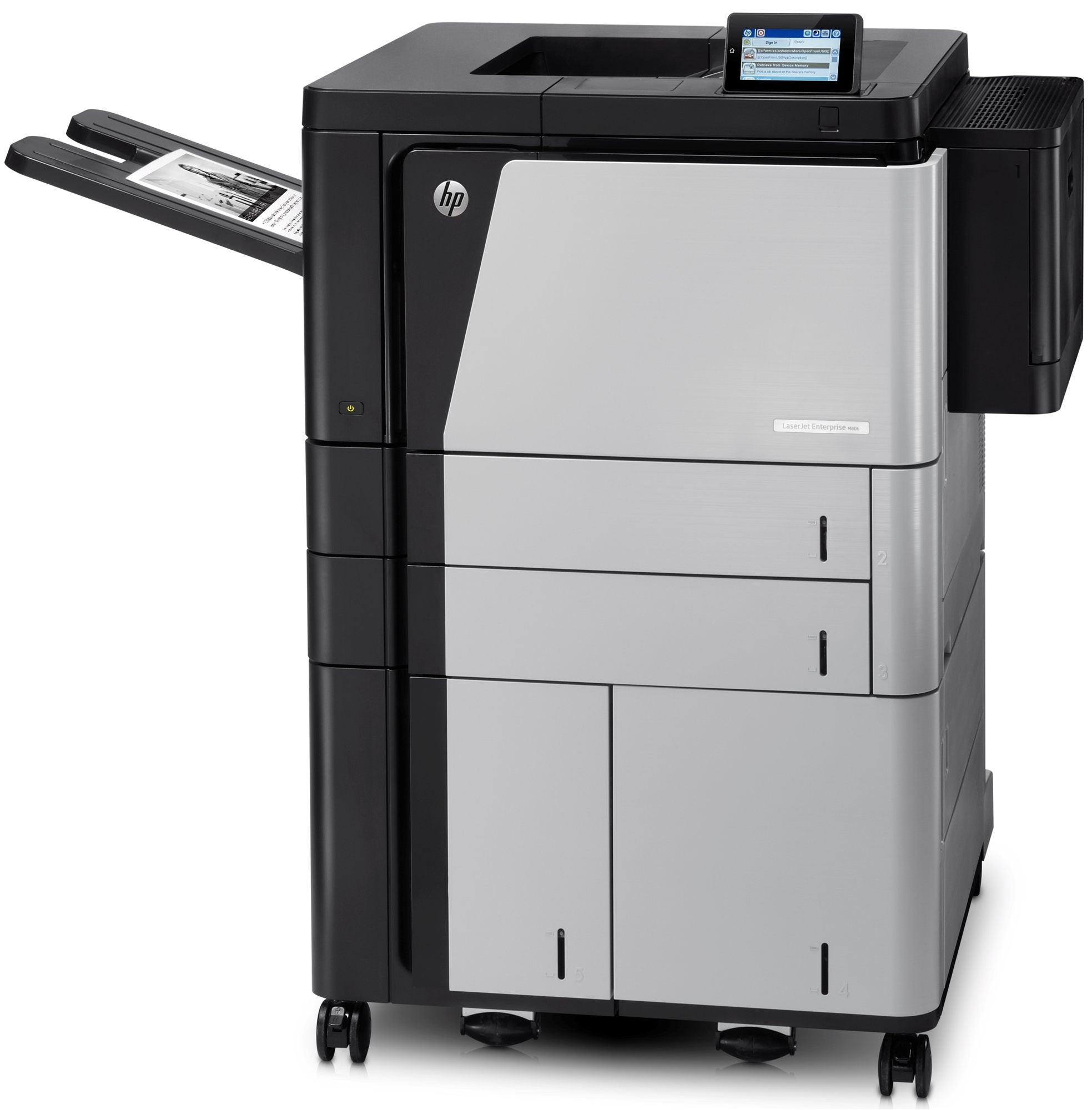 HP LaserJet Enterprise M806x+ Printer Mono Duplex laser A3 1200x1200dpi 56ppm 4600sheets USB LAN