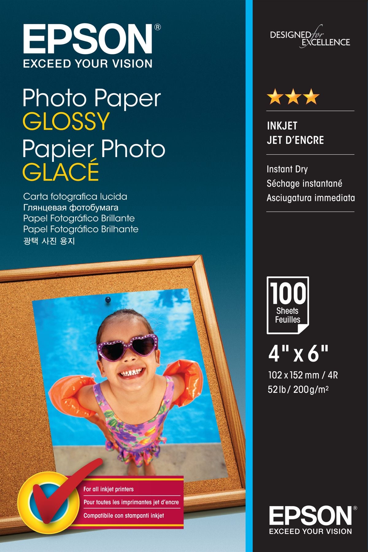 Paper/Photo Glossy 10x15cm 100sh