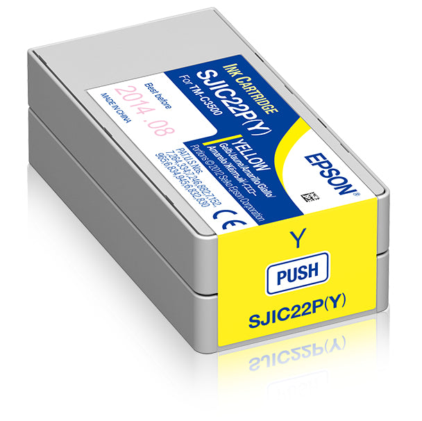 EPSON 2LB SJIC22P Y ink cartridge yellow standard capacity 32.5ml 1-pack