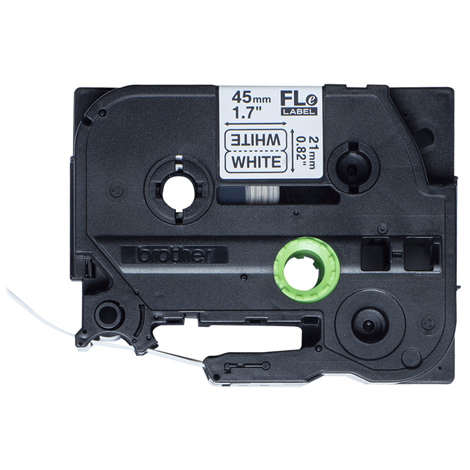 BROTHER FLe-2511 Black on White Flag Tape for Brother P-touch D800W P900W P950NW