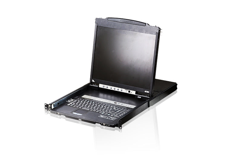 ATEN CL5808N Console LCD 19" Dual Rail KVM 8 Ports VGA/USB-PS2