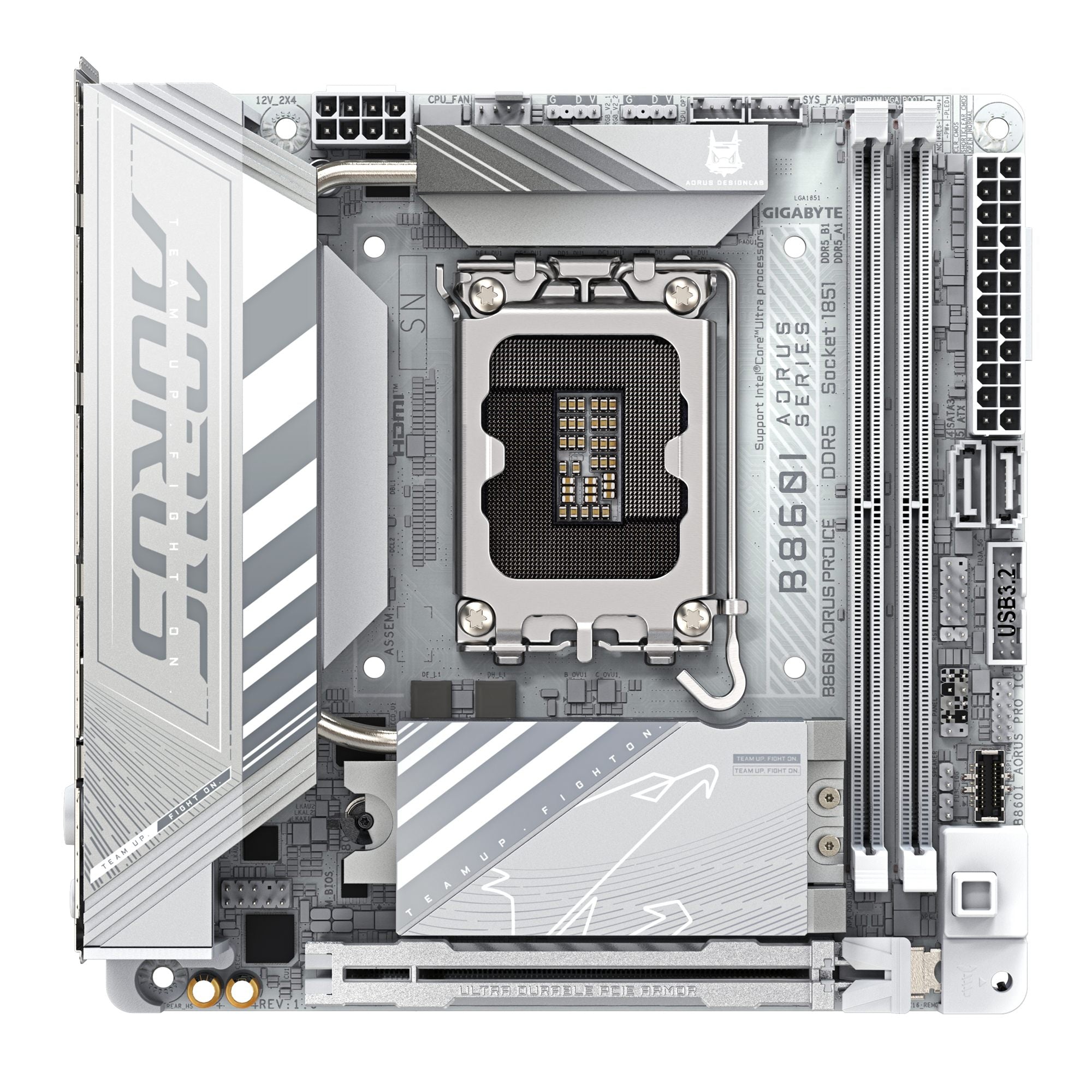 GIGABYTE B860I AORUS PRO ICE carte mere Intel B860 LGA 1851 (Socket V1) mini ITX