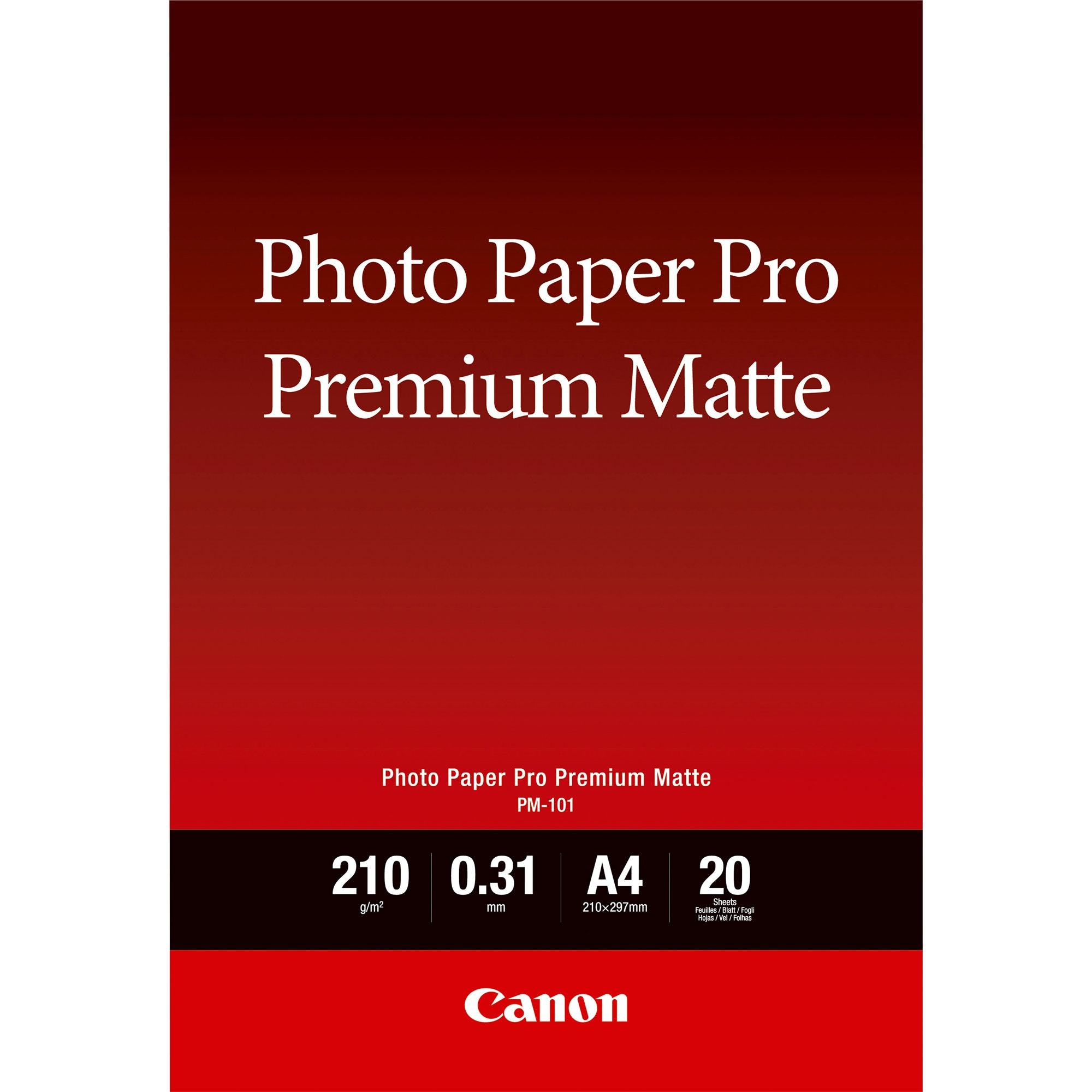 CANON Photo Paper Premium Matte A4 20 sheets