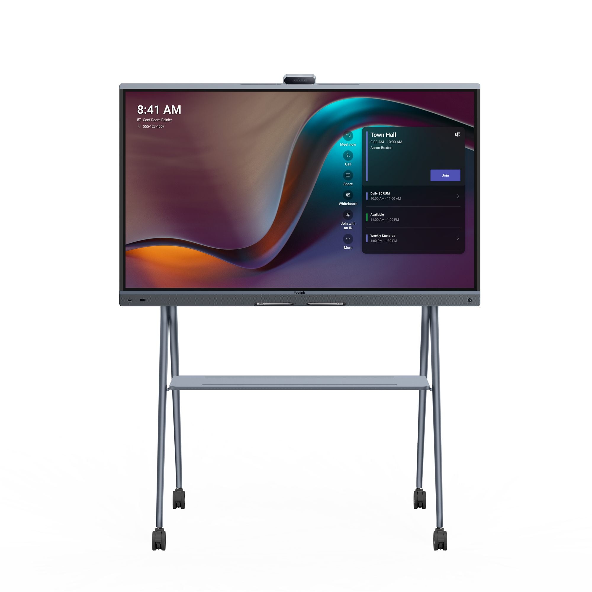 Yealink 1203671 MeetingBoard 86 Pro Écran 4K avec Android et Wi-Fi 6