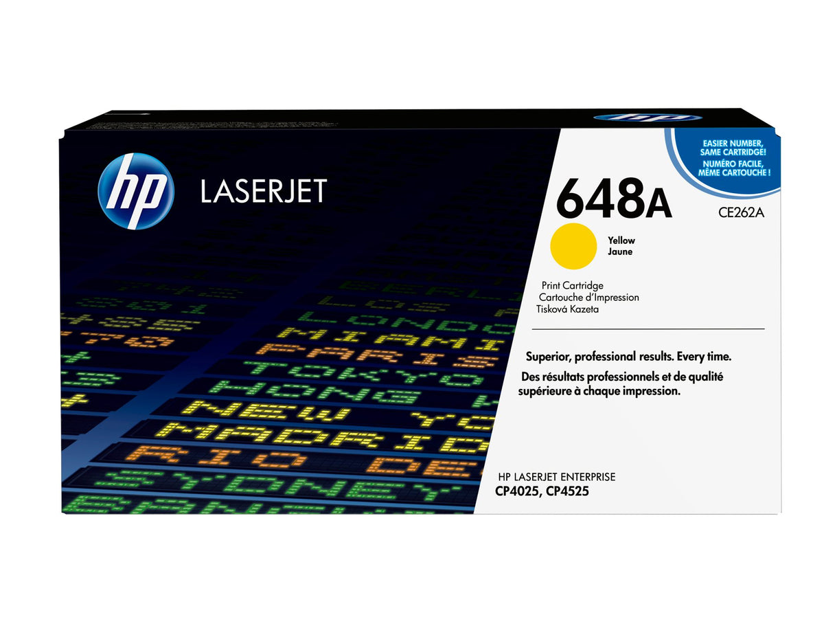 HP 648A original Color LaserJet Toner cartridge CE262A yellow standard capacity 11.000 pages 1-pack