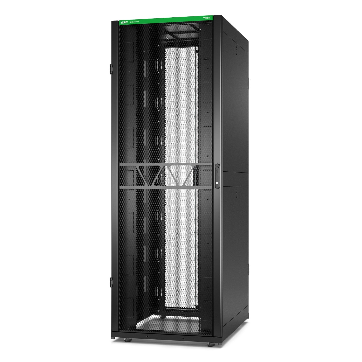 APC NetShelter SX Gen 2 Rack cabinet 2258H x 800W x 1070D mm with sides floor-standing Black 48U 19 TAA Compliant