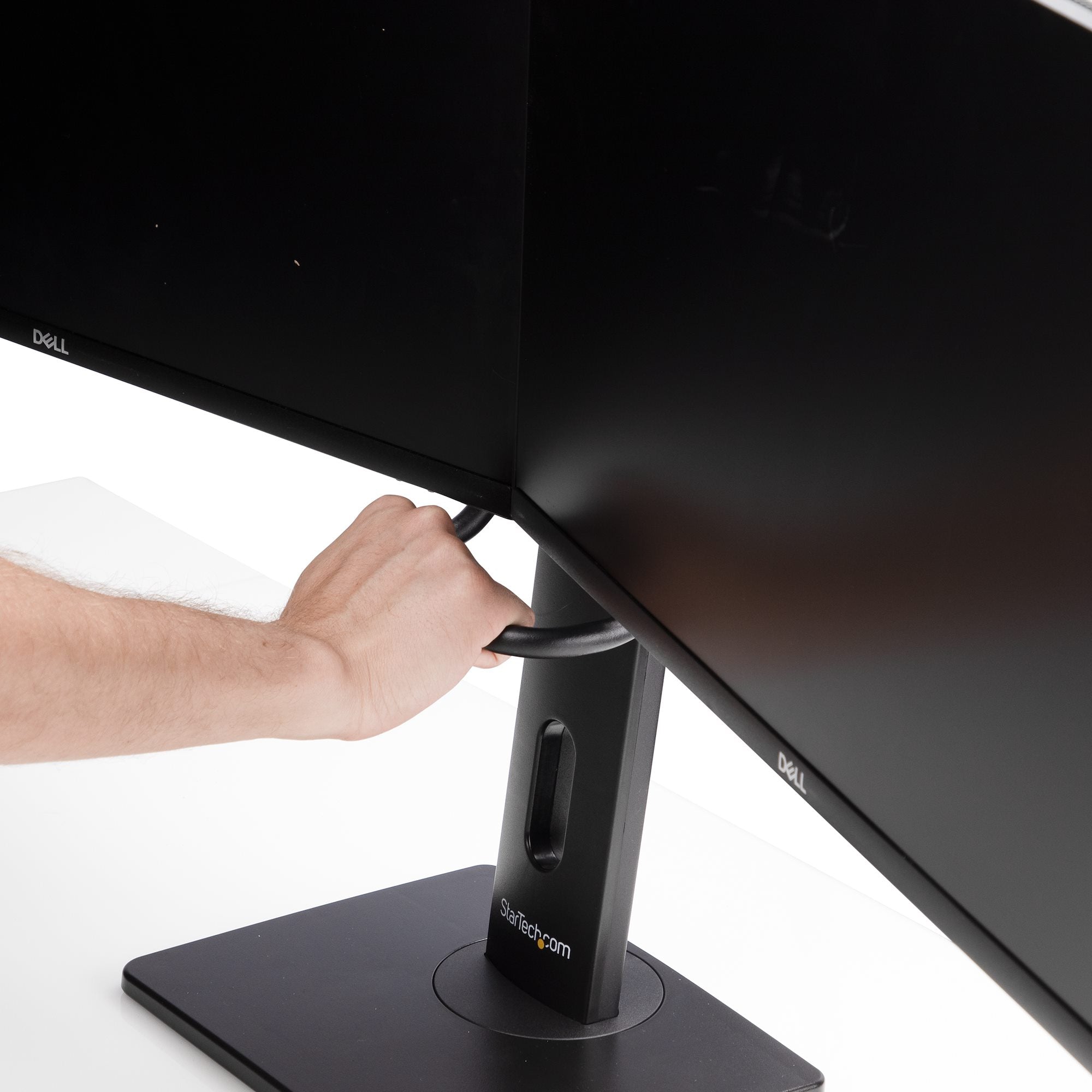 Crossbar Dual Monitor Desk Stand 27in