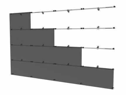 Peerless  4x4 Universal wall mount for latching dvLED displays up to 960mm wide