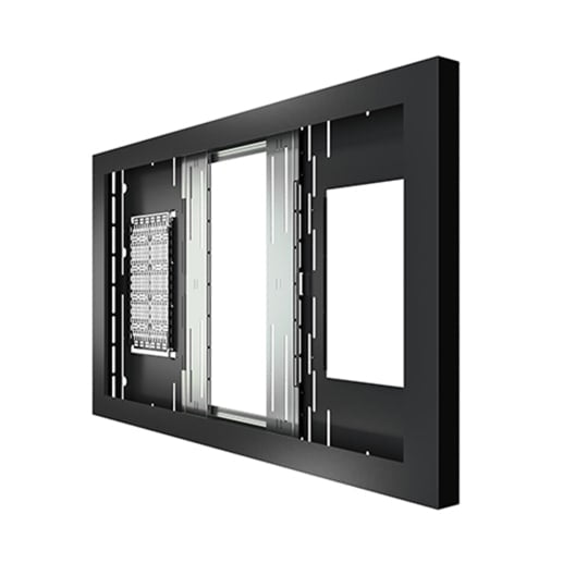 Chief IMPACT ON-WALL KIOSK - 50in LANDSCAPE, BLACK