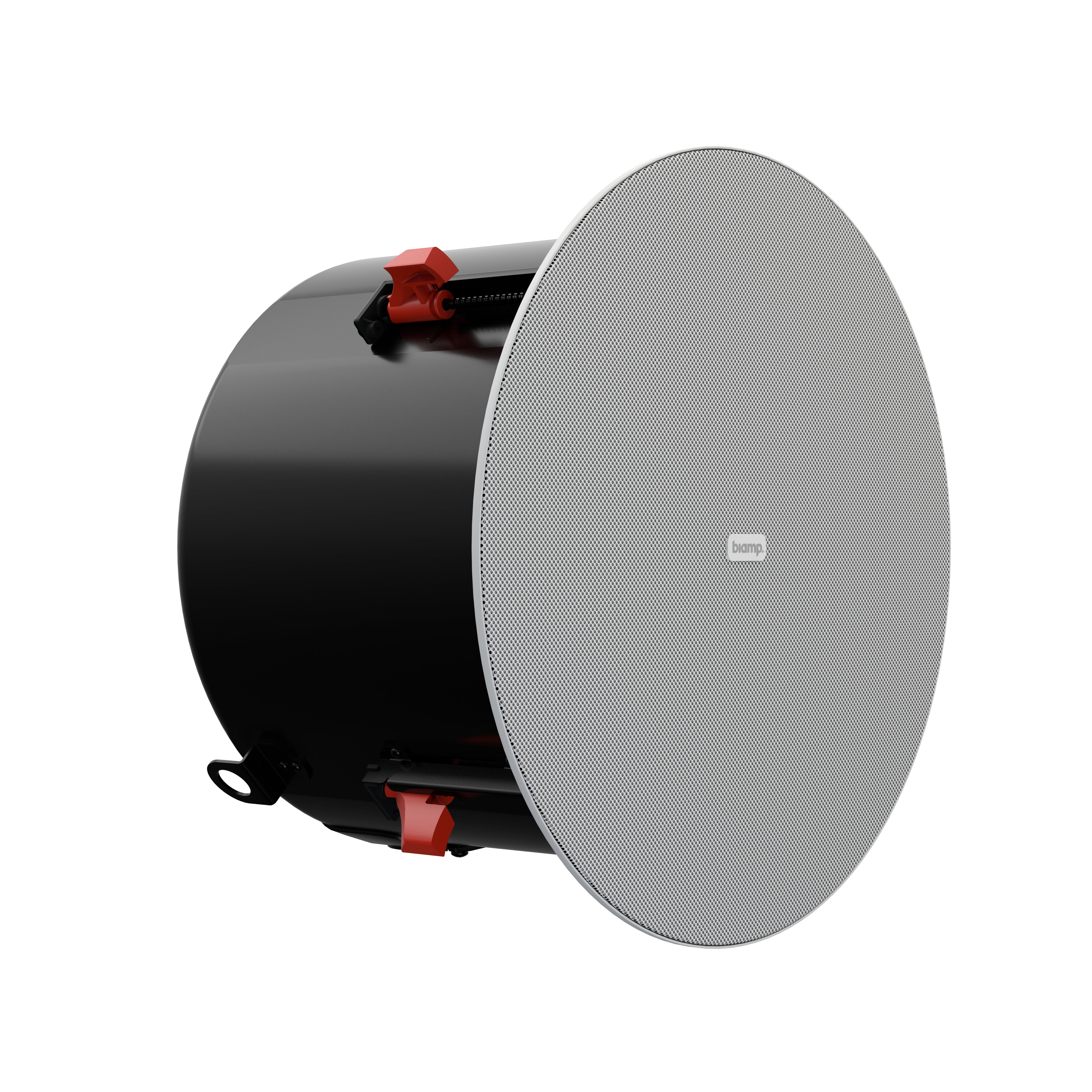 Biamp 8in Pair of 2-Way High Effieciency Coaxial Ceiling Loudspeakers - White