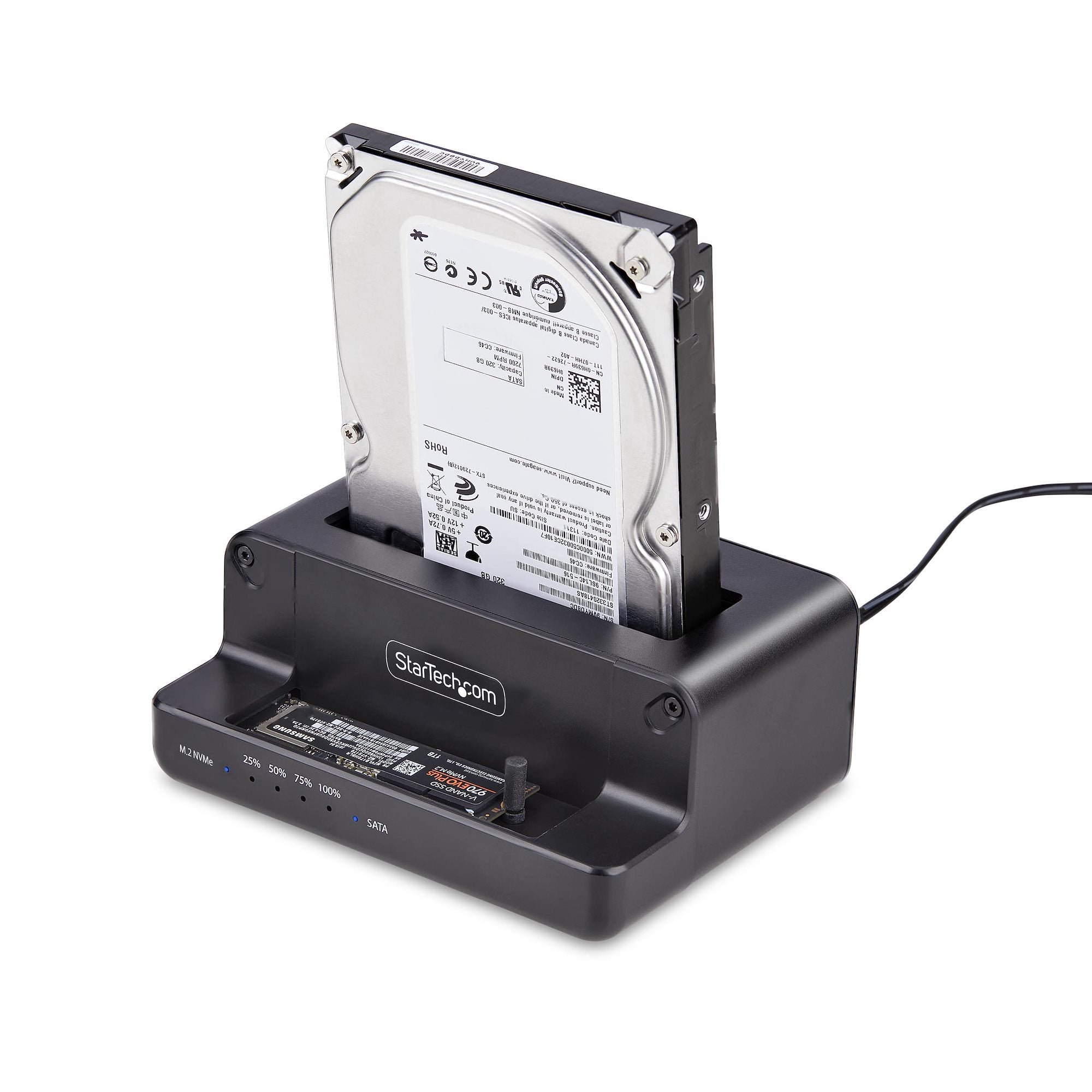 M.2 NVMe to 2.5/3.5" SATA Duplicator
