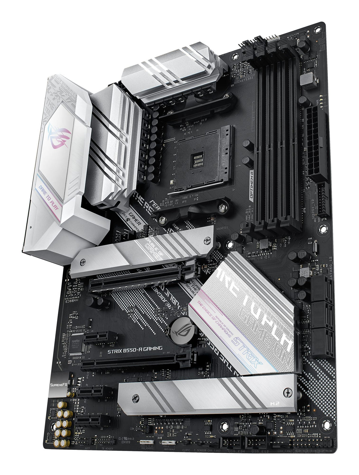 ASUS ROG STRIX B550-A GAMING AM4 ATX MB AMD Socket AM4 for 3rd Gen AMD Ryzen 4xDIMM 1xDP 1.2 1xHDMITM 2.1