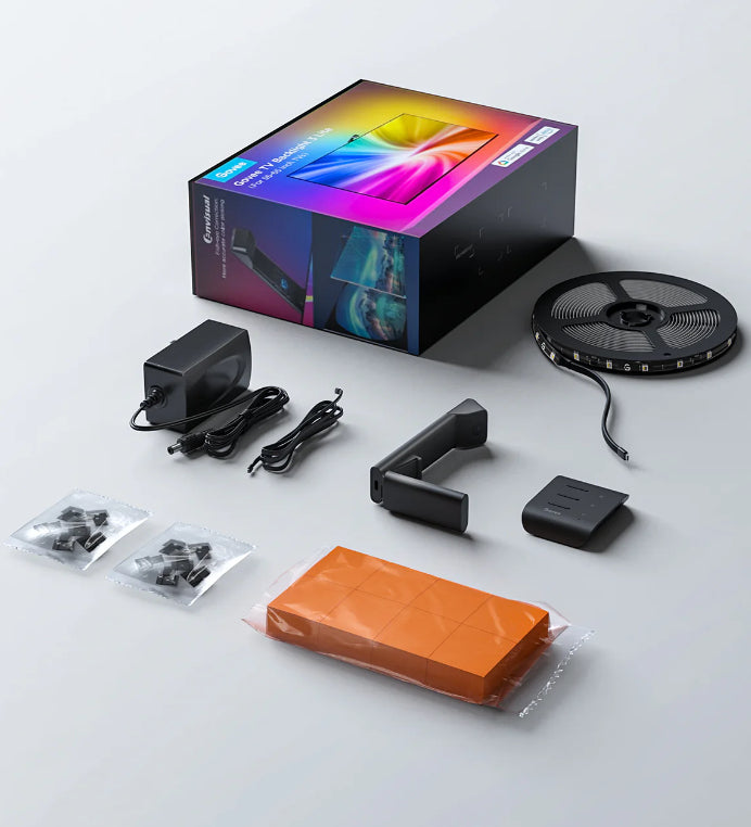 Govee H6099 TV Backlight 3 Lite | Éclairage LED | pour TV 75-85 pouces, RGBICW, Wi-Fi+Bluetooth