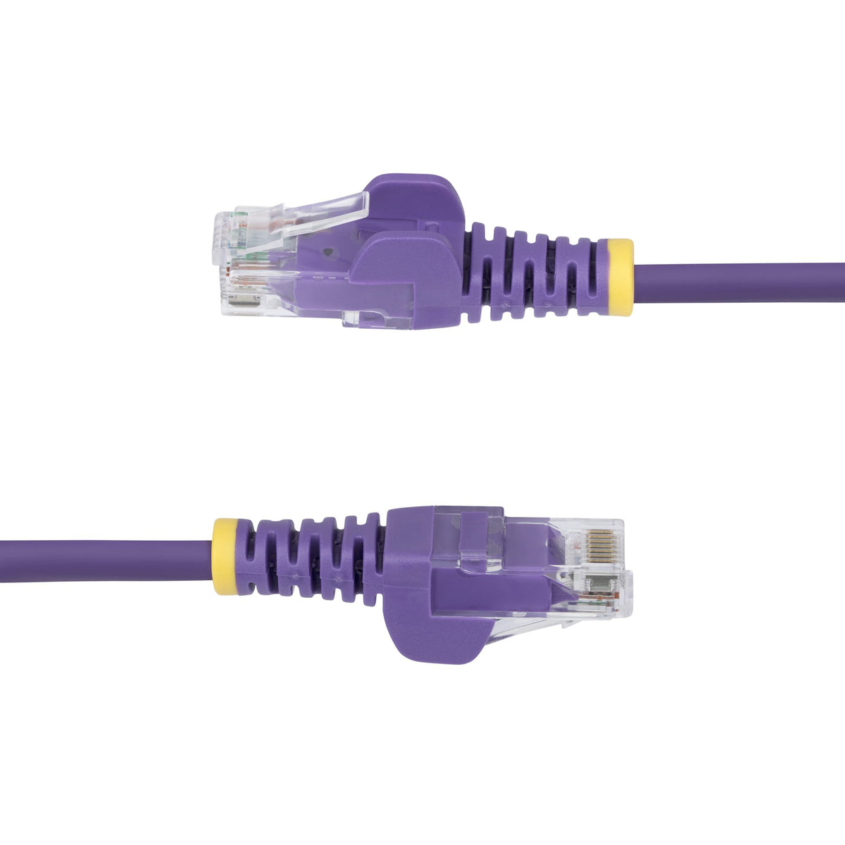 25cm Purple Slim CAT6 Ethernet Cable
