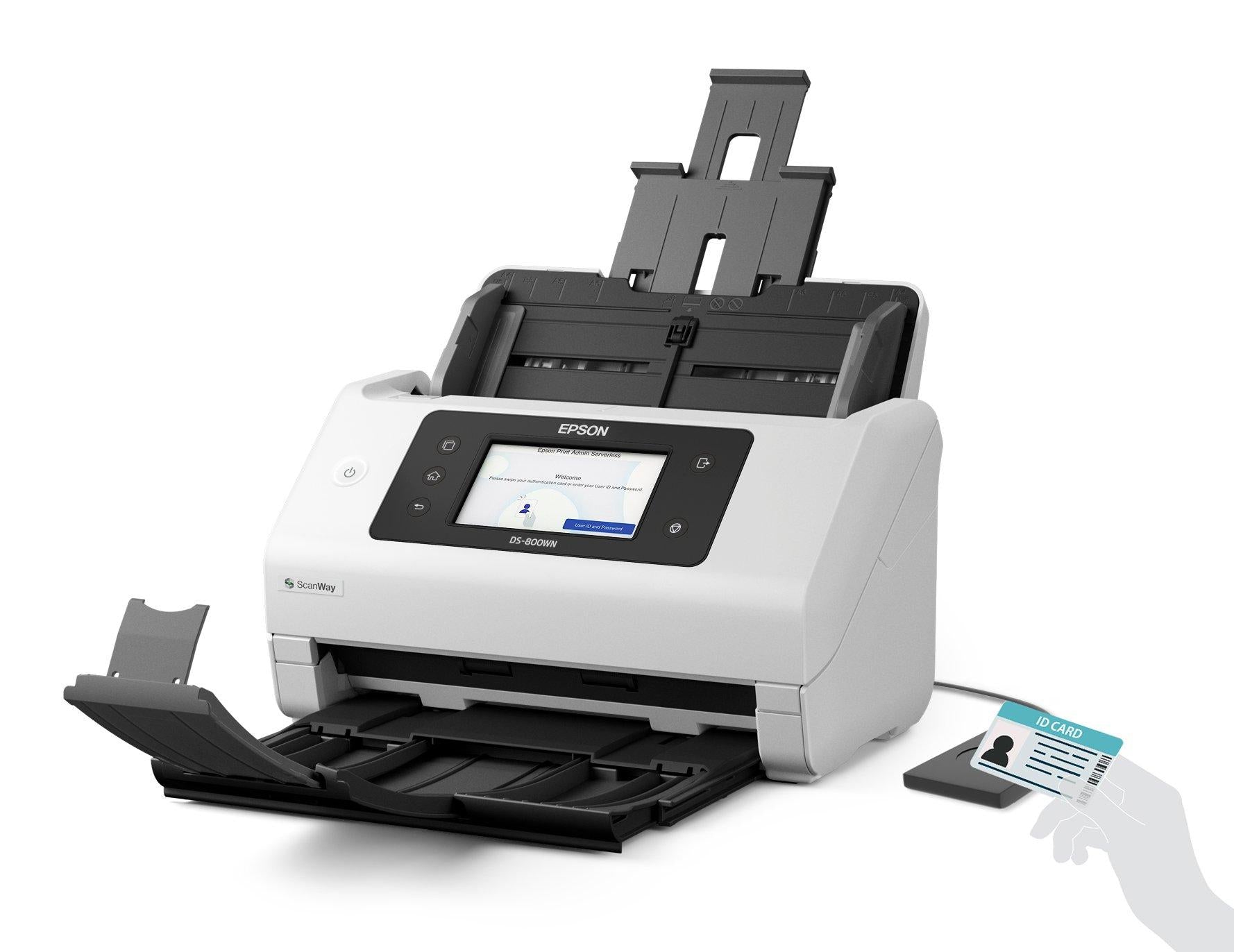 EPSON Scanner A4 network and Wifi autonome compatible with Open Platform 50ppm/100ipm feeder 100 sheets