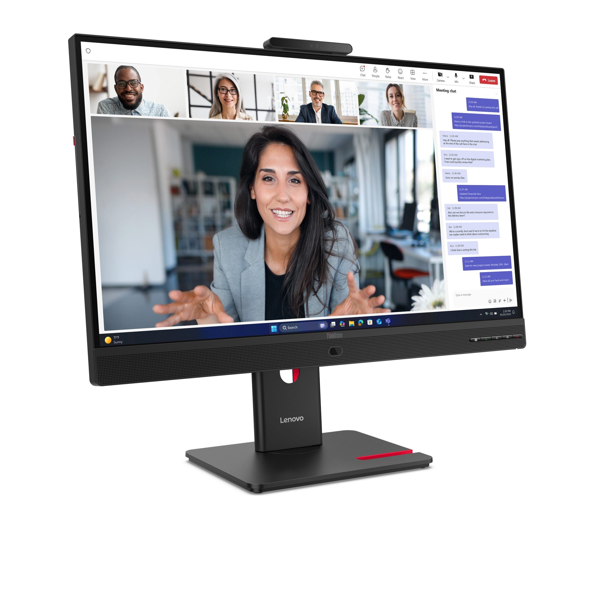 LENOVO ThinkVision T24-4v 23.8p IPS FHD 16:9 120Hz 250 cd/m2 4ms HDMI DP VGA