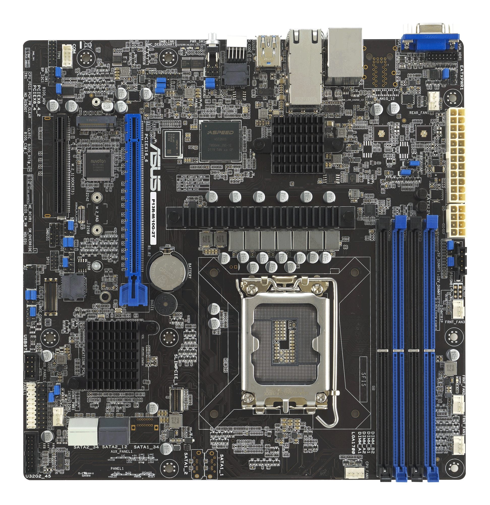 P13R-M/10G-2T1xLGA1700 C262 M-ATX 4DIMM