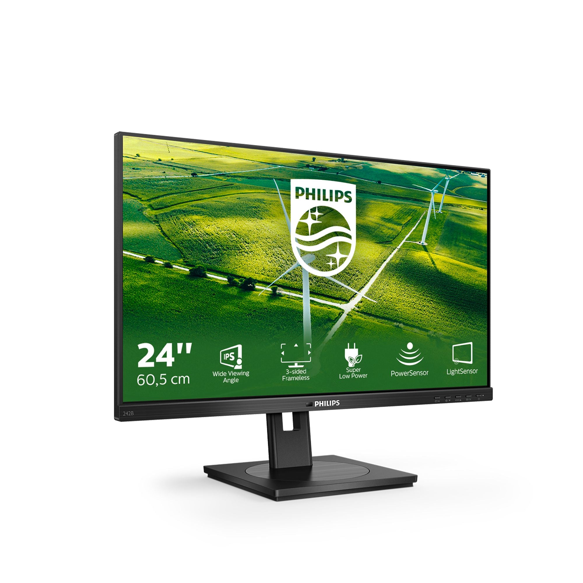 PHILIPS 242B1G/00 23.8p IPS FHD 1920x1080 1000:1 250cd/m2 75Hz 4ms D-Sub DVI HDMI 1xUSB-B 4xUSB 3.2