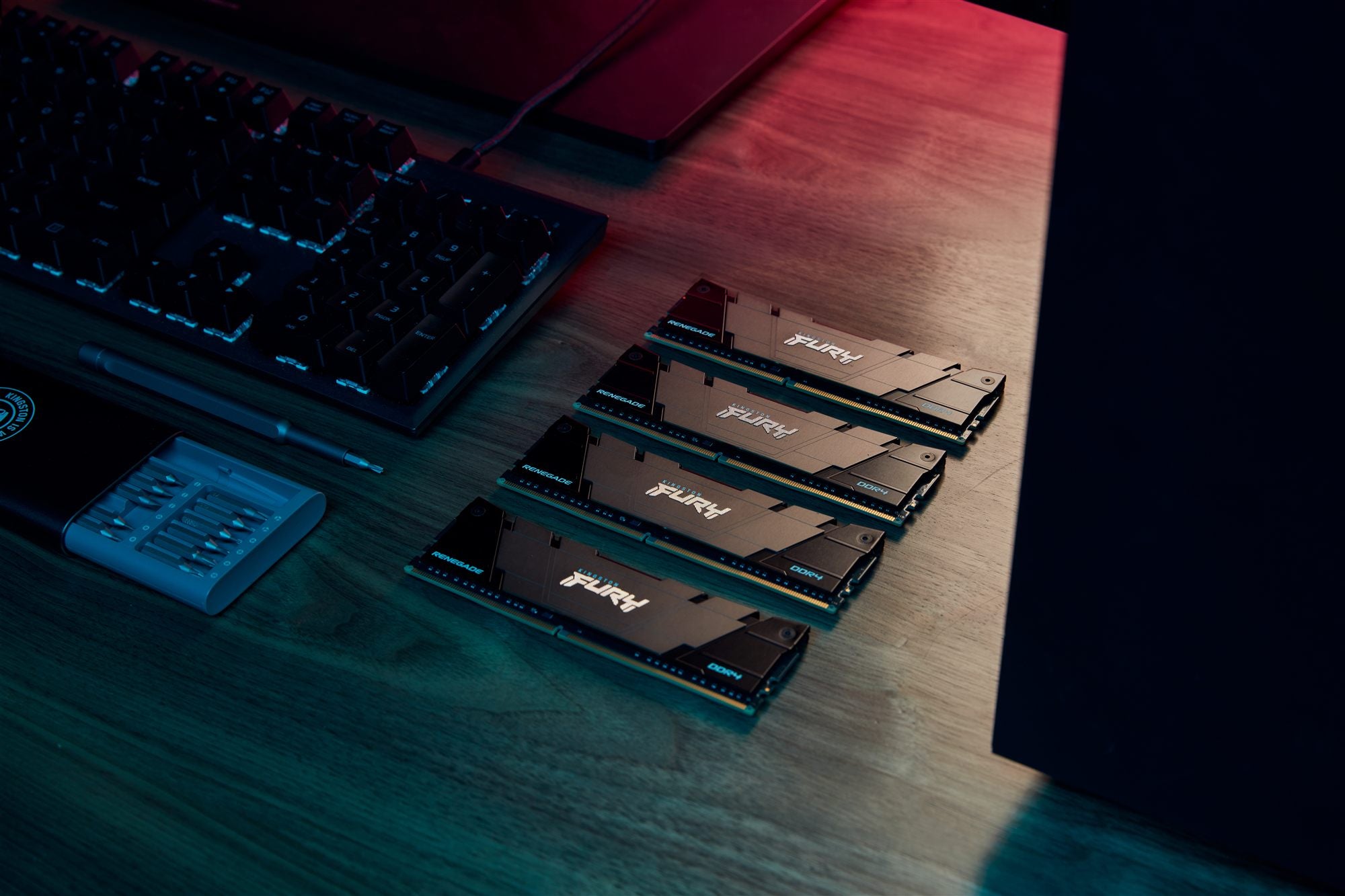 KINGSTON 32Go 3600MT/s DDR4 CL18 DIMM FURY Renegade Black