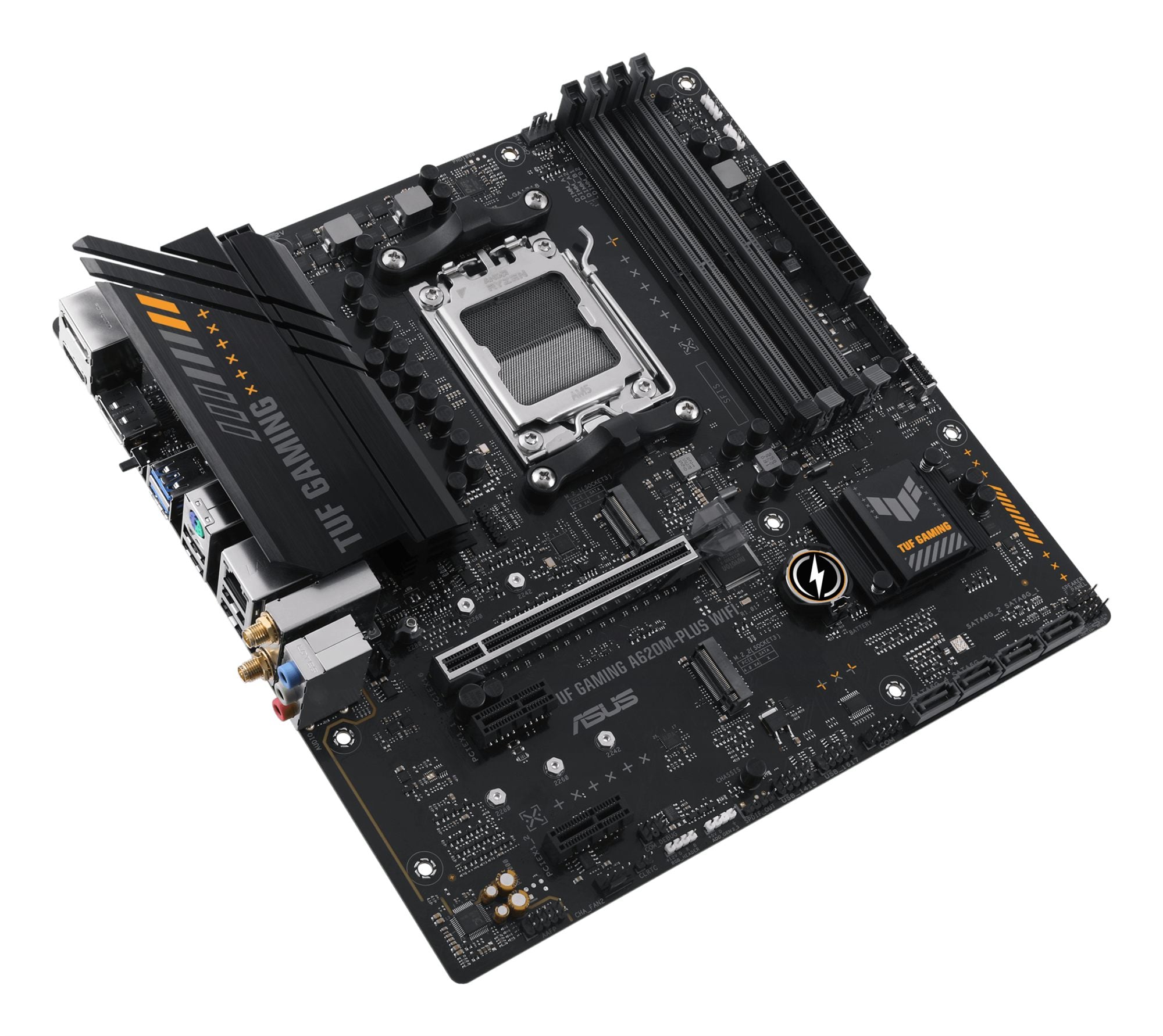 ASUS TUF GAMING A620M-PLUS WIFI AMD A620 Emplacement AM5 micro ATX