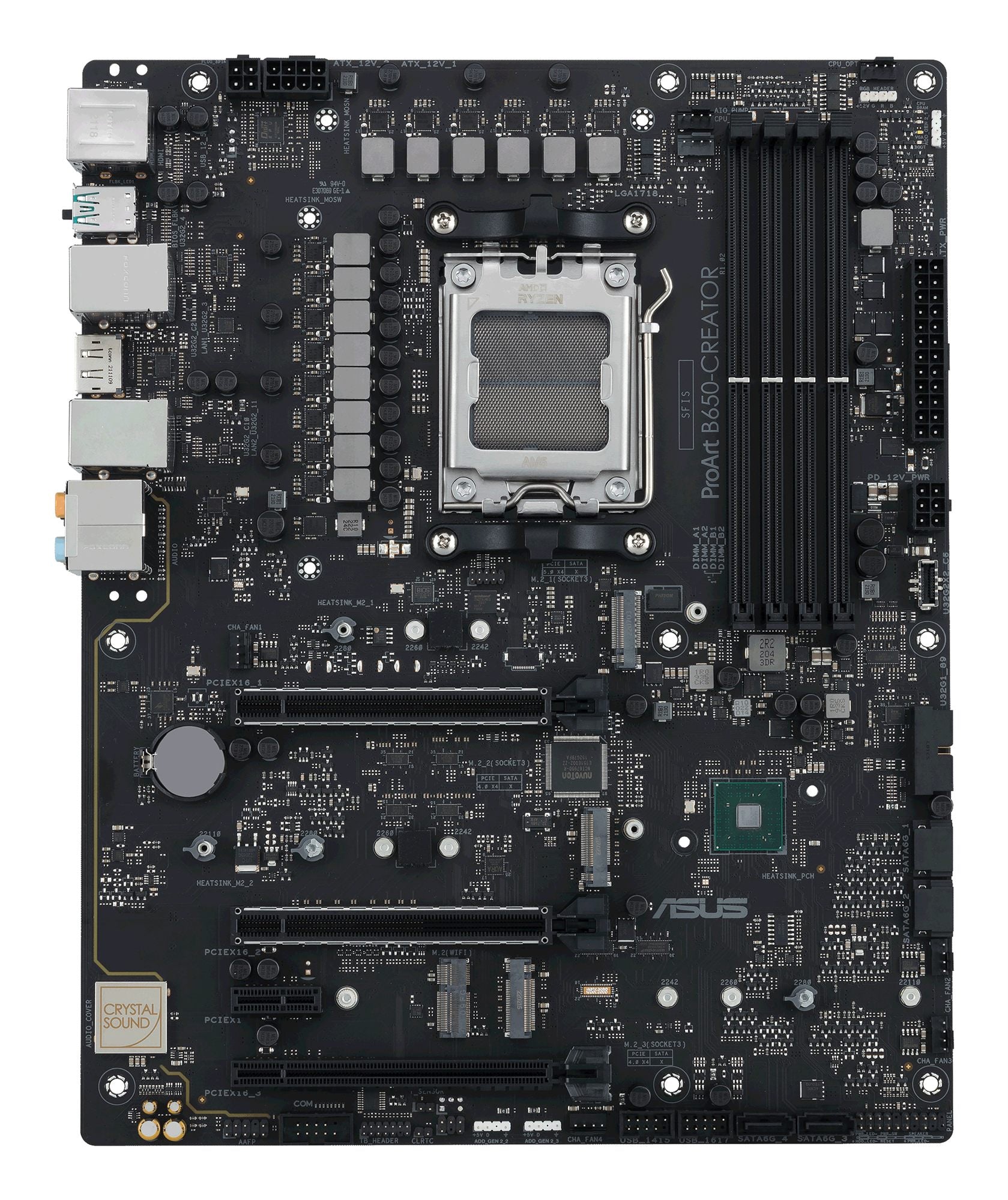 ASUS PROART B650-CREATOR AM5 4xDIMM DDR5 ATX 4xSATA 3xM.2 1xHDMI 1xDP MB